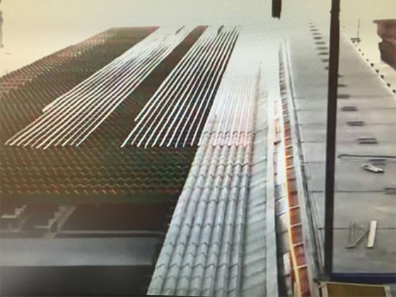 Walking beam cooling bed for steel bar