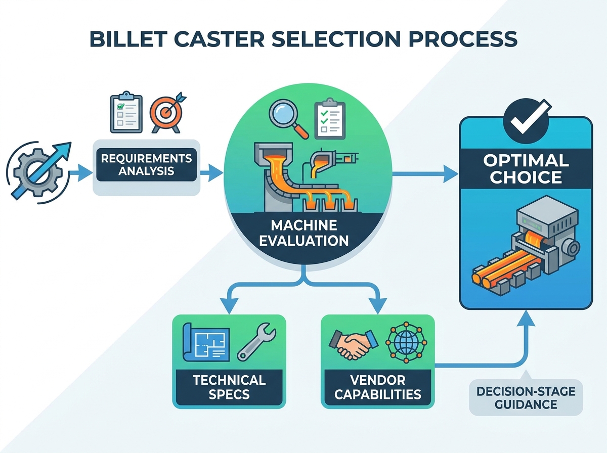 Billet continuous casting machine evaluation